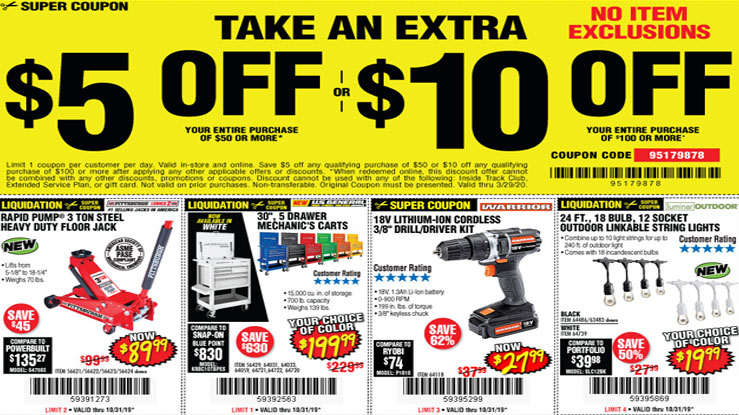 Harbor Freight Coupons