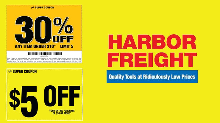 Harbor Freight promo Coupons