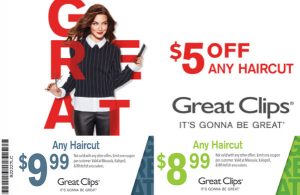 Great Clips Coupons $5 Off